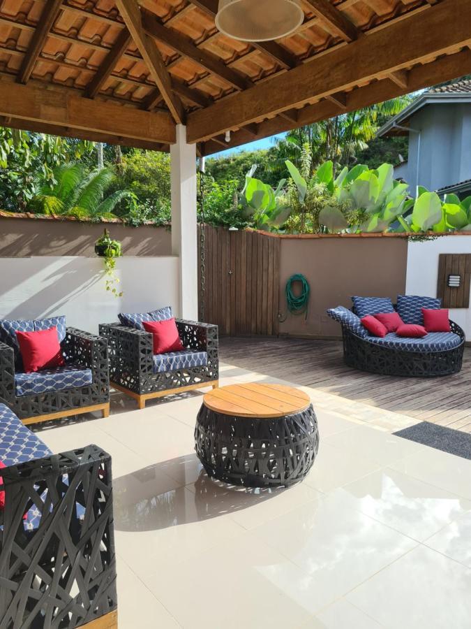Linda Casa Em Ubatuba Condominio Fechado Bagian luar foto